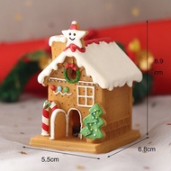 Resin Mushroom House Small House Christmas Cake Decoration Decoration Baking Gingerbread House Chris