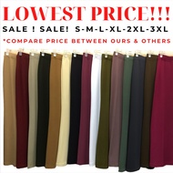 Skirt Executive -[Skirt Ladies Jeans Collection] Skirt G'ladys Skirt Plus Size (Khaki, Maroon, Cream
