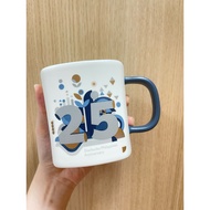 Starbucks Mug 25 years 25th anniversary Philippines white brand new