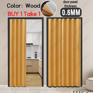 PVC Sliding door PVC Folding Door Household Partition Sliding Doors Accordion Folding Sliding Door K