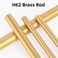 H62 brass rod, solid round rod, conductive brass rod
