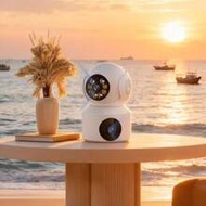 1pc High-Definition Smart Dual-Lens Indoor Baby Monitor, 2.4G WiFi Security Camera, Suitable For Mon