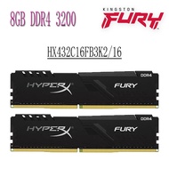 Kingston HyperX Fury DDR4 RAM 16GB Kit 2x 8GB DDR4 3200MHz HX432C16FB3K2/16 Desktop Memory PC RAM