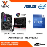 ASUS ROG MAXIMUS Z790 HERO Motherboard + Intel i7-13700KF 13700KF Processor BUNDLE