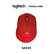 ⚡️ของแท้ ขายดี⚡️MOUSE (เม้าส์ไร้สายไร้เสียงคลิก) LOGITECH M331 WIRELESS SILENT PLUS CORDLESS รับประก