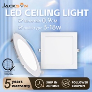 Jacksun Pin light LED Ceiling Downlight Ceiling Pin Lights  Round and Square Down light 3W-18W