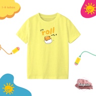 Children's T-Shirt Egg Roll Cotton Combed 30s Distro Sablon/Ages 1-8 Years