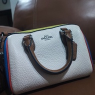 preloved coach mini rowan chalk multi (auth)