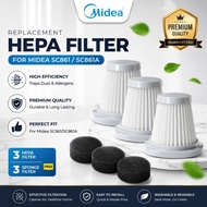 HEPA Filter Midea SC861 SC861A Vacuum Cleaner Replacement Filter Penapis Habuk Spare Part Washable R
