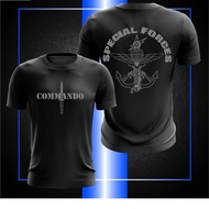 BAJU COMMANDO SPEACIAL FORCE TSHIRT ARMY MICROFIBER KOMANDO T SHIRT ROUND NECK