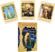 F.curella Tarot Cards for Beginners, 44 Tarot Deck and Oracle Deck, Angel Therapy Oracle Cards Tarot Cards with Meanings on Them and Angel Tarot Cards with e-Guide Book