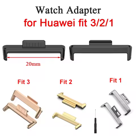1Pair Adapter for Huawei Watch Fit 3 Watch Connector for Huawei Fit 2 Strap Bracelet for Huawei Fit 