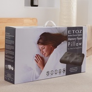 ETOZ Bamboo Charcoal Memory Foam Pillow- Graphene Memory Pillow- Bamboo Cotton Fabric