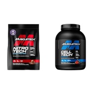 MuscleTech Whey Protein Powder Nitro-Tech Whey Protein Isolate & Peptides & nohydrate Powder Cell-Te