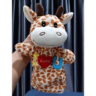 Giraffe Hand Doll I LOVE U Size 9 Inches