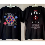 1984 Duran Duran Arena Tour T-Shirt, Duran Duran T-Shirt Twoside Remake Graphic T Shirts Mens T Shir