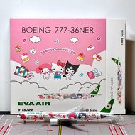 [Ready Stock] Phoenix 1: 400 Airplane Model EVA Air Boeing 777-300ER B-16722 Only Unboxing Second-Ha
