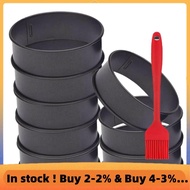 8 Pack Stainless Steel English Muffin Rings 4 Inch Crumpet Rings Nonstick Pastry Ring Mold,Egg Rings