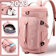 [Large Capacity Travel Portable Backpack] Multifunctional Waterproof Fitness Sports Backpack Dry Wet