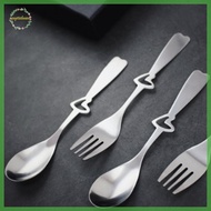 EPMN> 1Pc/Set Heart-shaped Stainless Steel Coffee Stirring Spoon Dessert Ice Cream Spoon Scoop Teasp