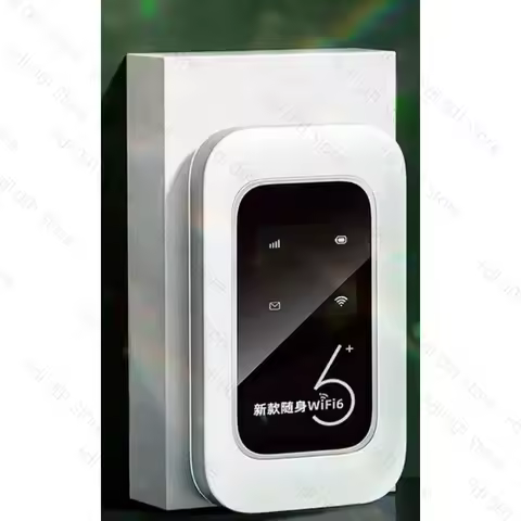 Portable 5G WiFi 6 Travel Router eSIM & SIM Card Slot Global Use Fast Internet for Outdoor Trip