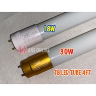 (SIRIM APPROVED) T8 LED TUBE 18W / 30W 4FT 1200mm 6500K COOL DAYLIGHT EXTRA BRIGHT (GLASS TUBE)