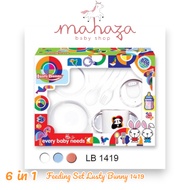 LustyBunny LB 1419 Feeding Set 6 in 1 Baby Feeding Equipment Baby Feeding Equipment | Baby Gift | Co