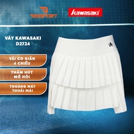Genuine Kawasaki D2724 Sports Skirt - White - Cool, Light - Durable - Soft - Stretchy - Thin - Comfo