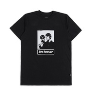 TM420 Oasis T-Shirt - Live Forever (Cotton Combed 24s Thick Band T-Shirt) T Shirt Lelaki