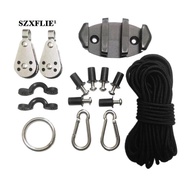 [Szxflie1] Kayak Anchor Pulleys Sturdy W Kayak Anchor for Canoe