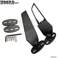 Mooreaxe กระจกโปร่งใสกระจกด้านข้างกระจกมองหลังลมหนึ่งคู่อุปกรณ์เสริมมอเตอร์ไซค์สำหรับ R1ยามาฮ่า YZF 
