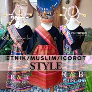 Etnik Girl IGOROT MUSLIM COSTUME | Buwan ng Wika// Native costume IGOROT