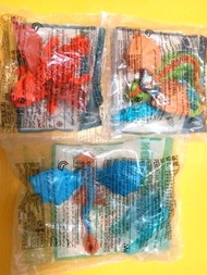 麥當勞開心樂園餐~全新3包恐龍玩具