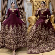 NEWEST EMBROIDERED HINDI SULTAN GAMIS dress long dress