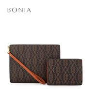 Bonia Brown La Luna Women's Pouch | Beg Kecil