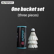 Alpsport 303 3/6/9 tubes  White Goose Feather Badminton TraAlpsport ining ball Smooth Speed Outdoor 