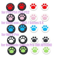 Cat Paw Thumb Stick Grip Cap Joystick Cover for PS5 PS4 PS3 Slim PS2 Xbox 360 Xbox One Series X S Elite Switch Pro Thumbstick