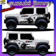 สติ๊กเกอร์ suzuki jimny ซูซูกิ จิมนี่ สติกเกอร์ติดข้างประตู ได้2ด้าน ทำแบบเปลี่ยนข้อความฟรี สนใจทัก