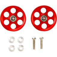 Tamiya 95404-Red Roller 19 mm Genuine HG Lightweight All Aluminum 0.7 inch (19 mm) Bearing Rollers