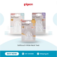 Pigeon Softtouch Wide Neck Teat