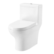NEUCHATEL GENEVA One Piece Siphonic WC c/w Lid (WC1PGNV022WT) S Trap : 300mm