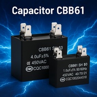 DFOdiy CBB61 Fan Capacitor Motor Capacitor Aircond Capacitor 1UF 1.2UF 1.5UF 2UF 3UF 3.5UF 4UF 4.5UF