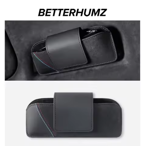 For BMW E90 E60 F10 F30 F20 G30 E92 G20 E91 F11 F31 E61 F36 X1 X3 Made of Alcantara Car Glasses Case