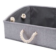 Source Factory Foldable Non-Woven Trapezoidal Storage Box Storage Basket Toy Storage Box Organizer B