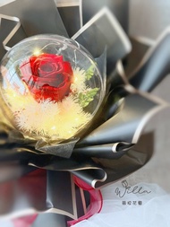 永生花 不凋花 乾燥花束 生日花束 波波球花束 情人節花束