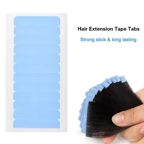 Hair Extension Tape Tabs Double Sided Replacement Tape in Hair Extensions Adhesive Hair Extension Ta
