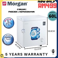 [OFFER SHOPEE 77] MORGAN Chest Freezer Deep Freezer MCF-0957 (80L)/60LITRES