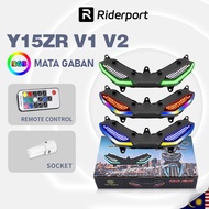 Y15ZR V1 V2 RGB Mata Gaban Y15 LED Front Signal Light Indicator Pilot Light Lampu Dada 7 Colors Remo
