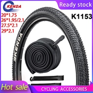 KENDA Mountain Bicycle Tire 20/26/27.5/29" Mtb Tyre 60TPI Clincher Wearproof Bike Tires with Inner Tube Cycling Parts
