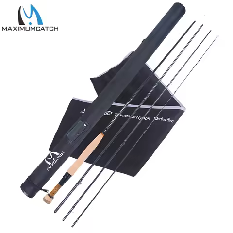 Maximumcatch Competition InTouch Nymph Fly Rod 10'0'' 10'6'' 2/3WT Euro Nymphing Fly Fishing Rod Fas